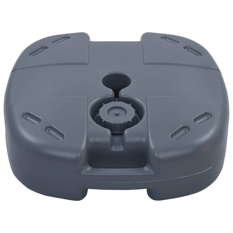 Load image into Gallery viewer, Vidaxl parasolvoet draagbaar gevuld met zand water grijs