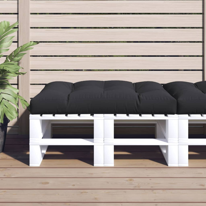 Load image into Gallery viewer, Vidaxl palletkussen 120x80x12 cm stof zwart