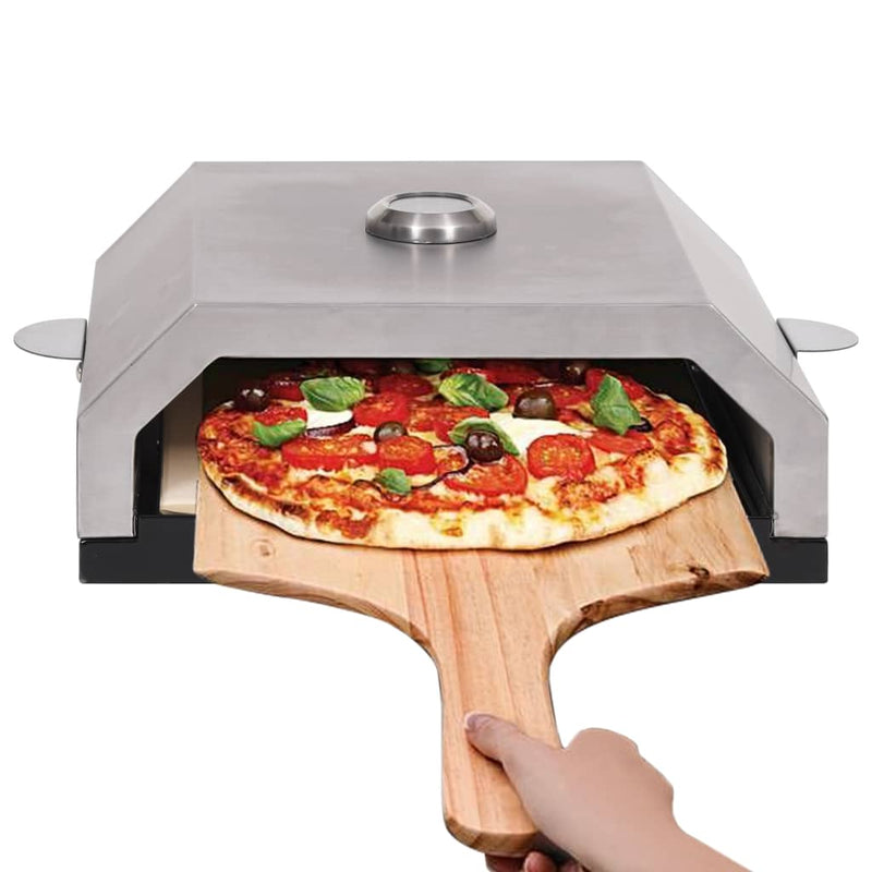 Load image into Gallery viewer, Vidaxl pizzaoven met keramische steen voor gas- houtskoolbarbecue
