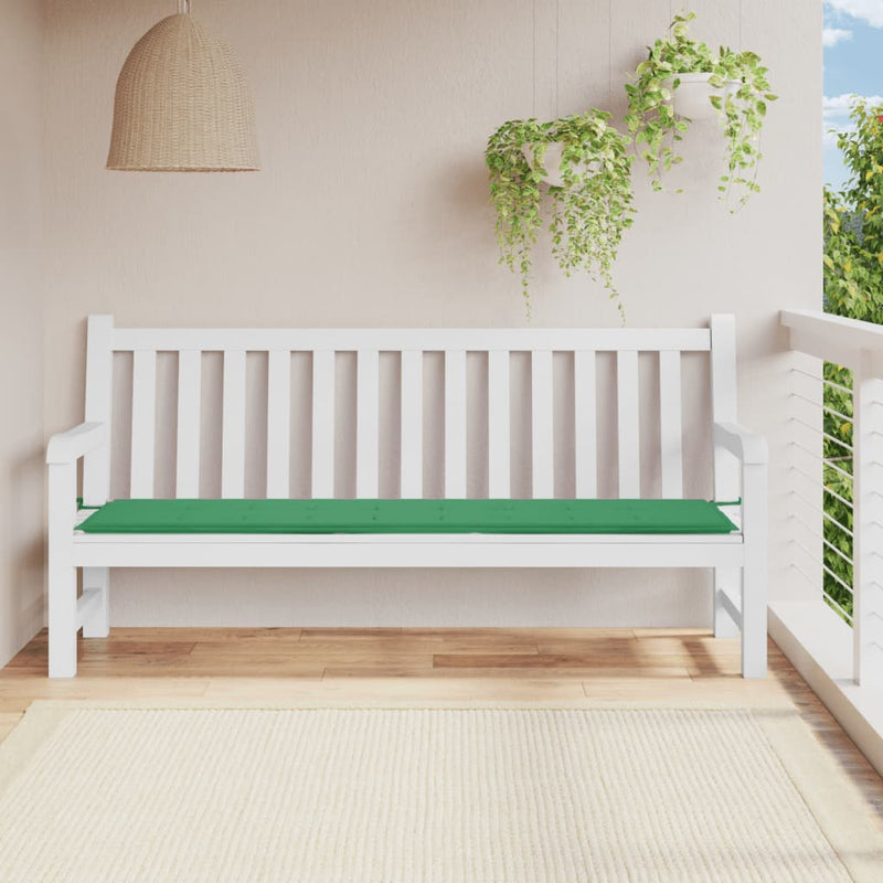Load image into Gallery viewer, VidaXL Tuinbankkussen 200x50x3 cm oxford stof groen