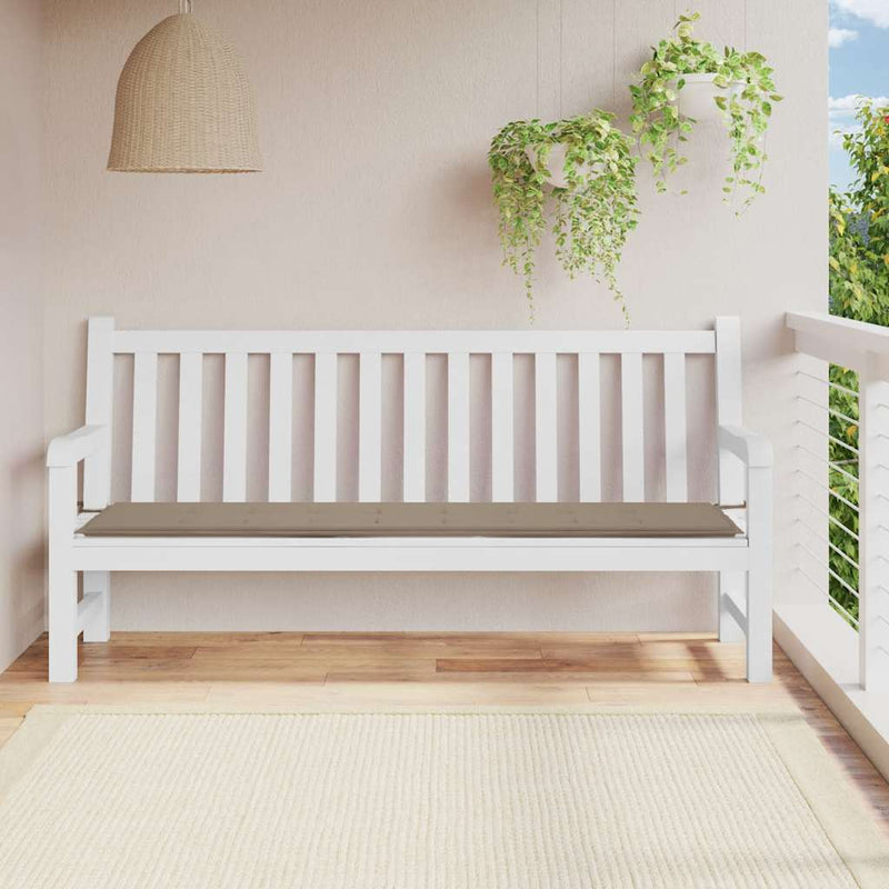 Load image into Gallery viewer, Vidaxl tuinbankkussen 200x50x4 cm oxford stof taupe