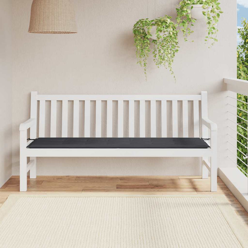 Afbeelding laden in galerijviewer, Vidaxl tuinbankkussen 180x50x4 cm oxford stof zwart