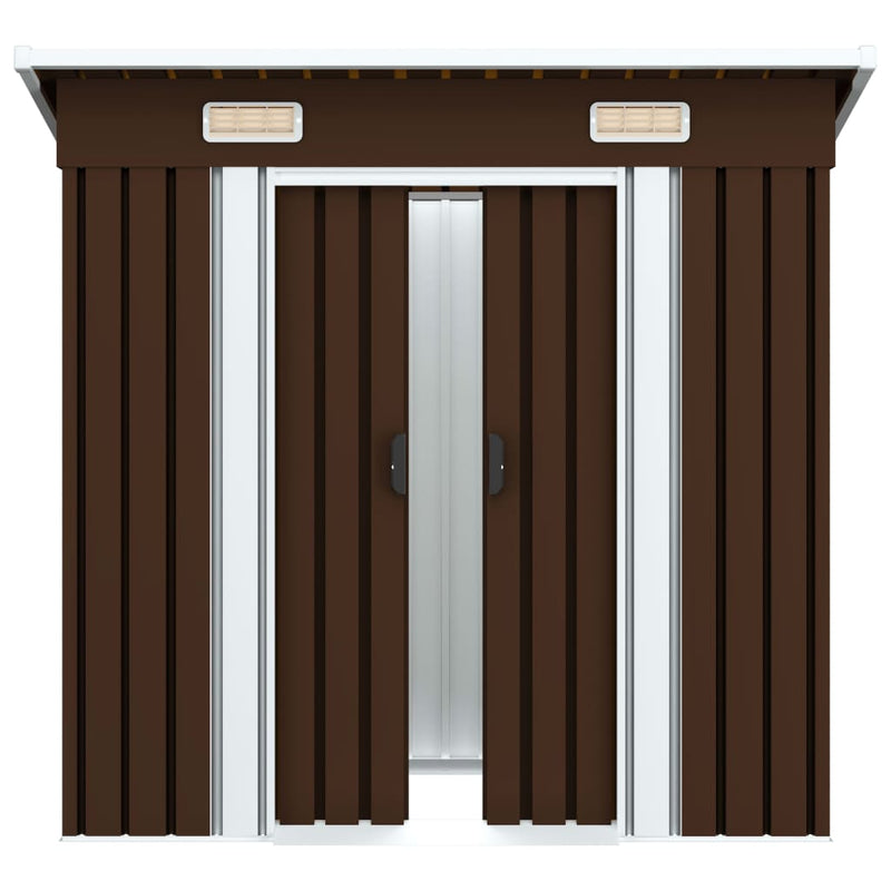 Load image into Gallery viewer, VidaXL Tuinberging 194x121x181 cm staal bruin