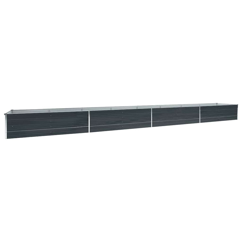 Load image into Gallery viewer, Vidaxl plantenbak verhoogd 600x80x45 cm gegalvaniseerd staal antraciet