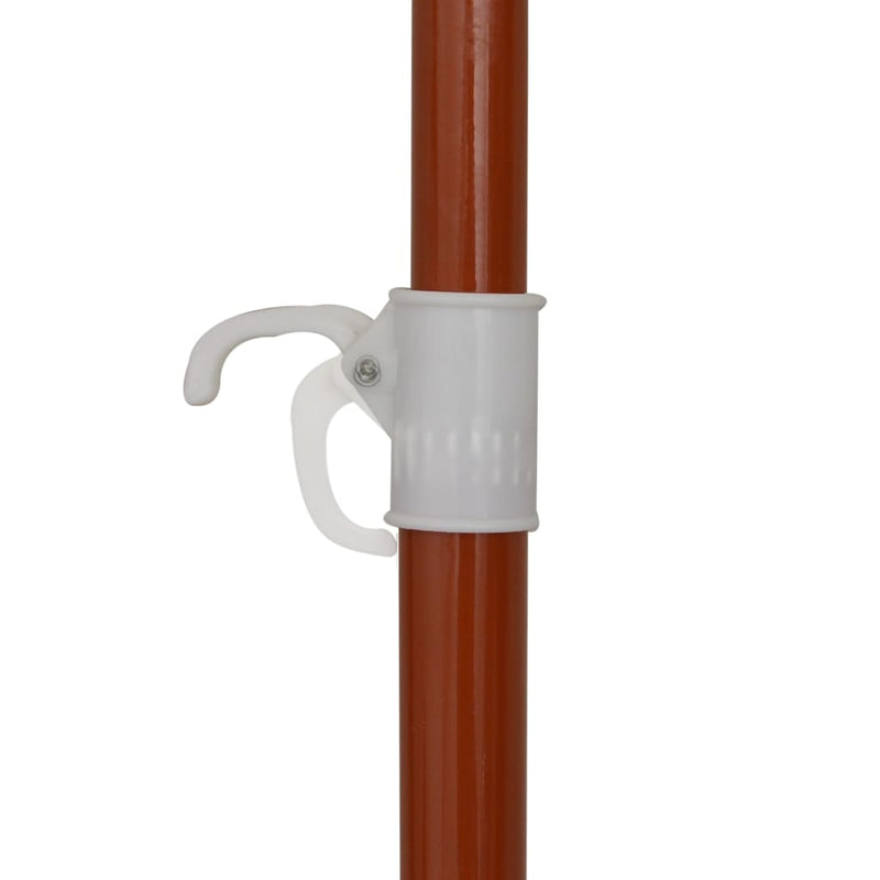 Afbeelding laden in galerijviewer, Vidaxl parasol met stalen paal 300 cm taupe