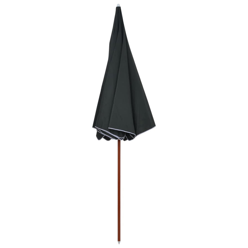 Afbeelding laden in galerijviewer, Vidaxl parasol met stalen paal 300 cm antracietkleurig