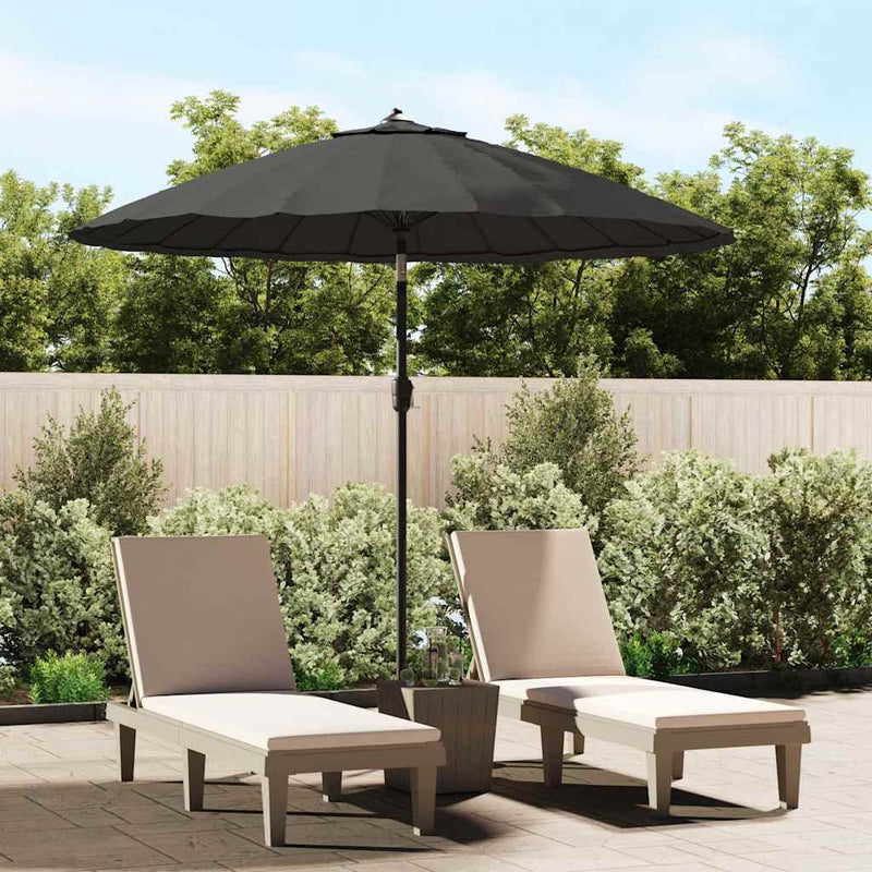 Load image into Gallery viewer, Vidaxl parasol met aluminium paal 270 cm antraciet