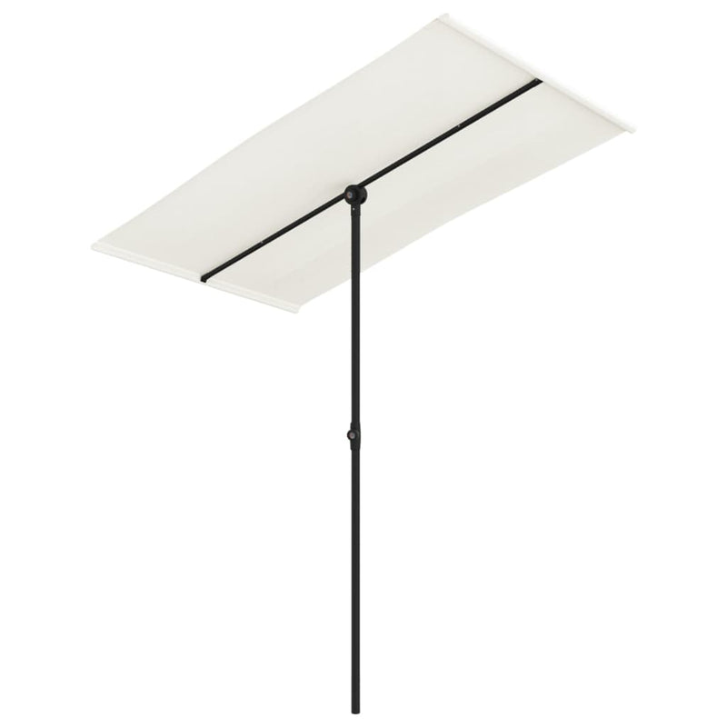 Load image into Gallery viewer, Vidaxl parasol met aluminium paal 180x110 cm zandwit