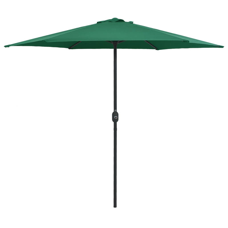 Load image into Gallery viewer, Vidaxl parasol met aluminium paal 270x246 cm groen