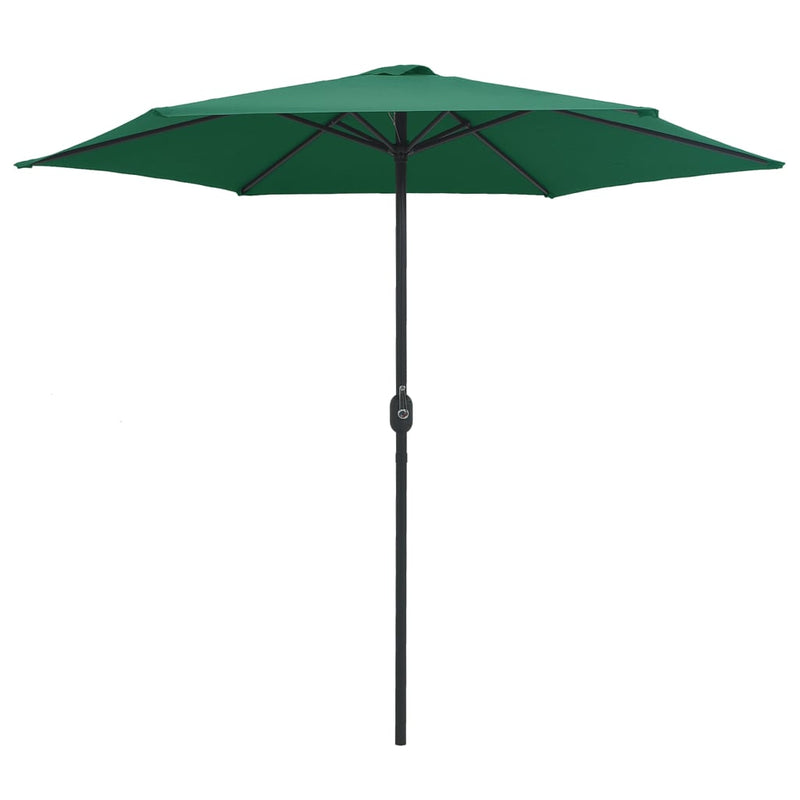 Load image into Gallery viewer, Vidaxl parasol met aluminium paal 270x246 cm groen