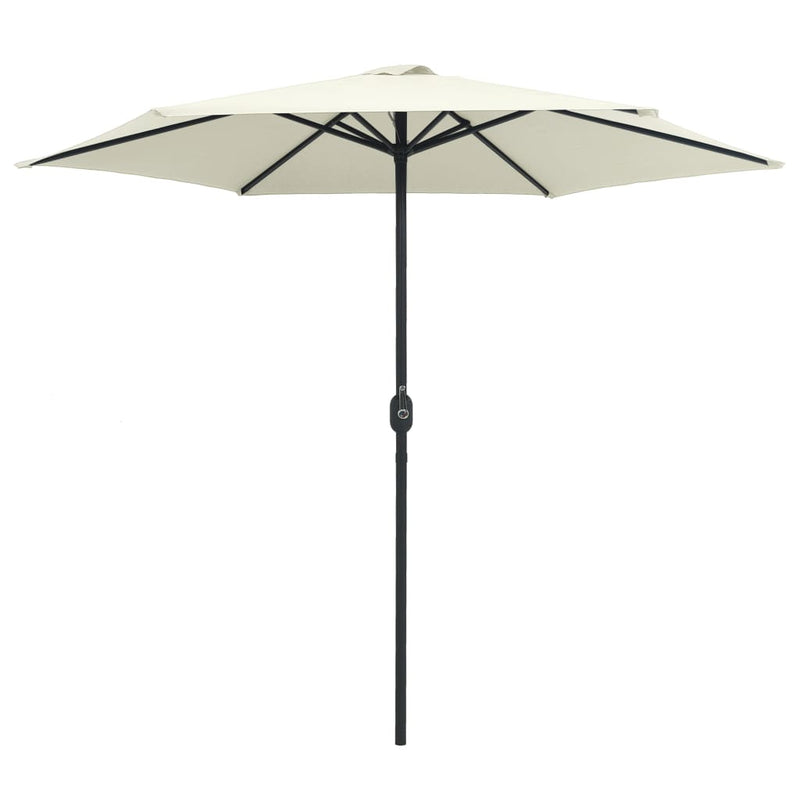 Load image into Gallery viewer, Vidaxl parasol met aluminium paal 270x246 cm zandwit