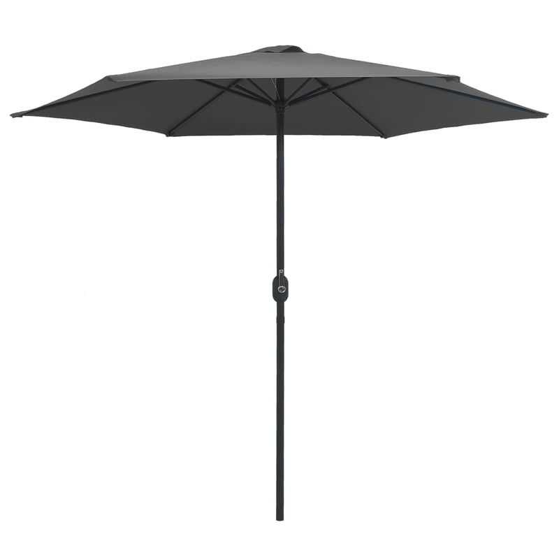 Load image into Gallery viewer, Vidaxl parasol met aluminium paal 270x246 cm antracietkleurig