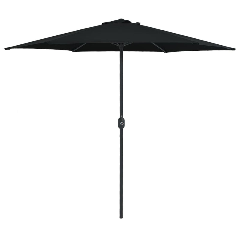 Load image into Gallery viewer, Vidaxl parasol met aluminium paal 270x246 cm zwart