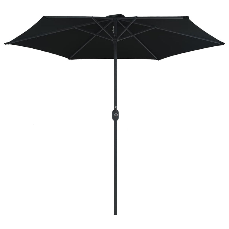 Load image into Gallery viewer, Vidaxl parasol met aluminium paal 270x246 cm zwart