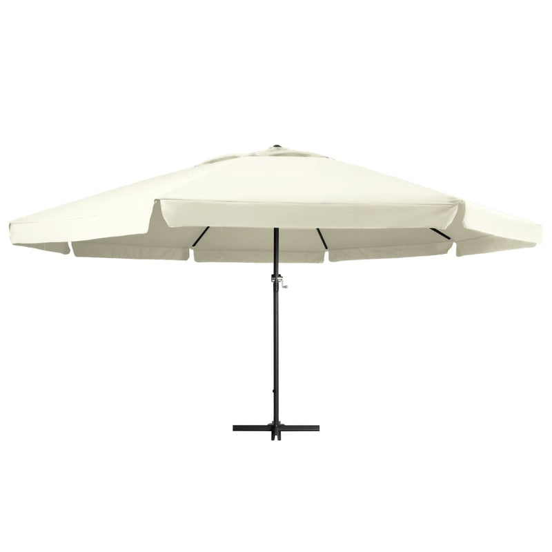 Load image into Gallery viewer, Vidaxl parasol met aluminium paal 600 cm zandwit