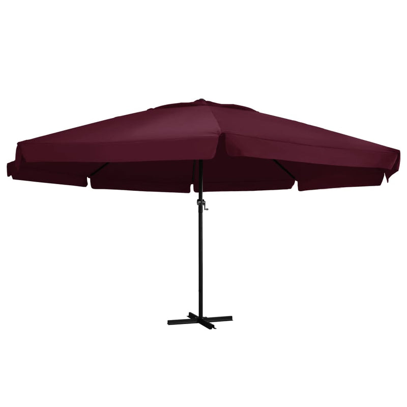 Load image into Gallery viewer, VidaXL Parasol met aluminium paal 600 cm bordeauxrood