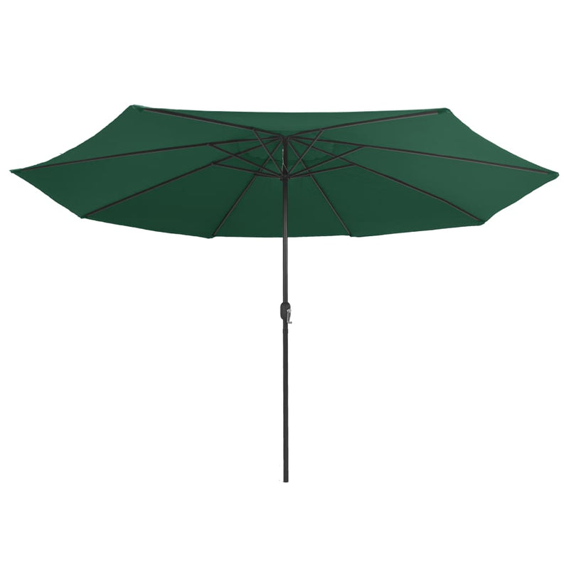 Load image into Gallery viewer, VidaXL Parasol met metalen paal 390 cm groen