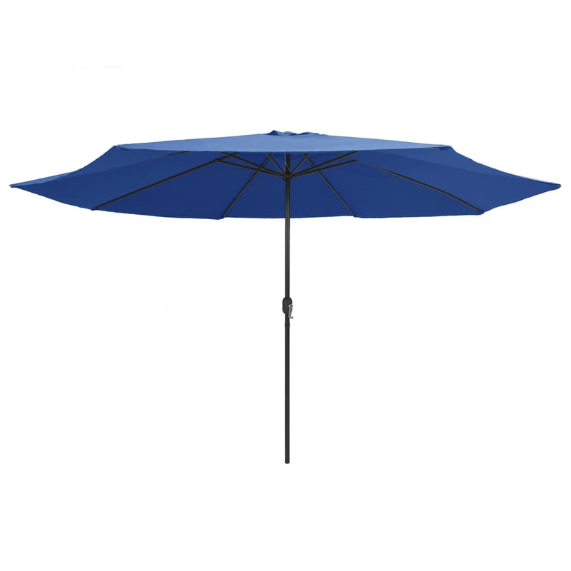Load image into Gallery viewer, VidaXL Parasol met metalen paal 390 cm azuurblauw
