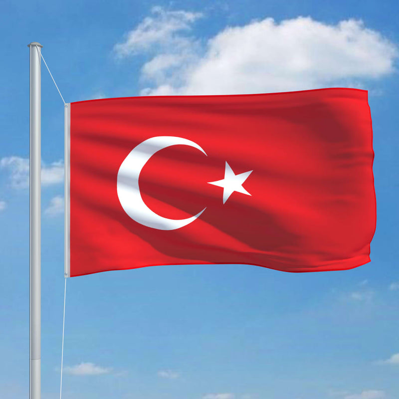 Load image into Gallery viewer, Vidaxl vlag turkije 90x150 cm