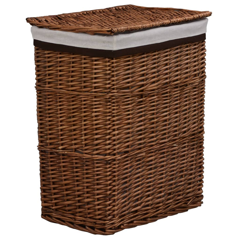 Load image into Gallery viewer, Vidaxl wasmand wilgen bruin