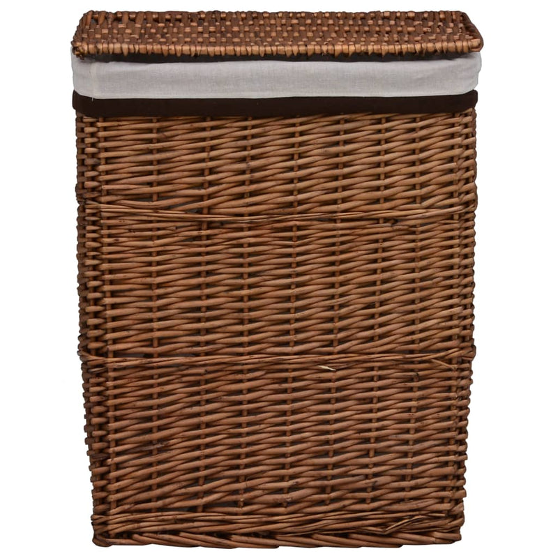 Load image into Gallery viewer, Vidaxl wasmand wilgen bruin