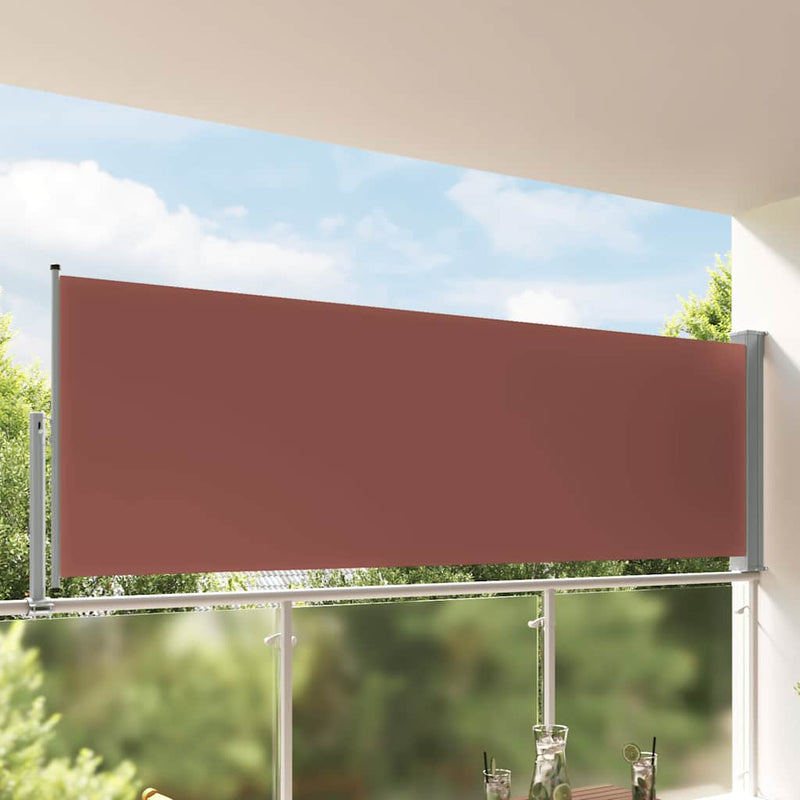 Afbeelding laden in galerijviewer, Vidaxl tuinscherm uittrekbaar 120x300 cm bruin