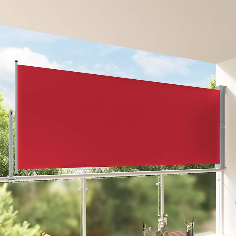 Load image into Gallery viewer, Vidaxl tuinscherm uittrekbaar 140x300 cm rood