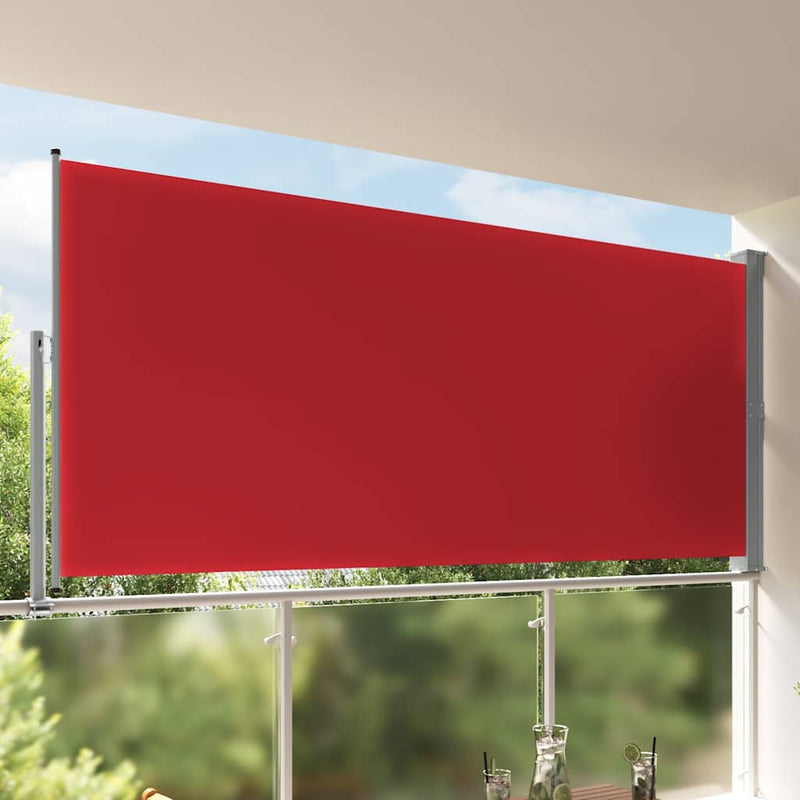 Load image into Gallery viewer, Vidaxl tuinscherm uittrekbaar 160x300 cm rood