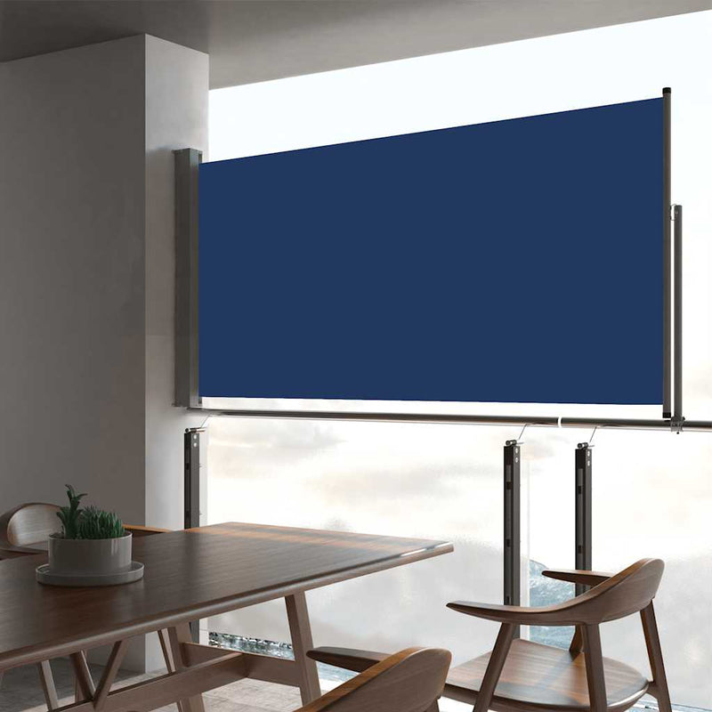 Load image into Gallery viewer, Vidaxl tuinscherm uittrekbaar 80x300 cm blauw