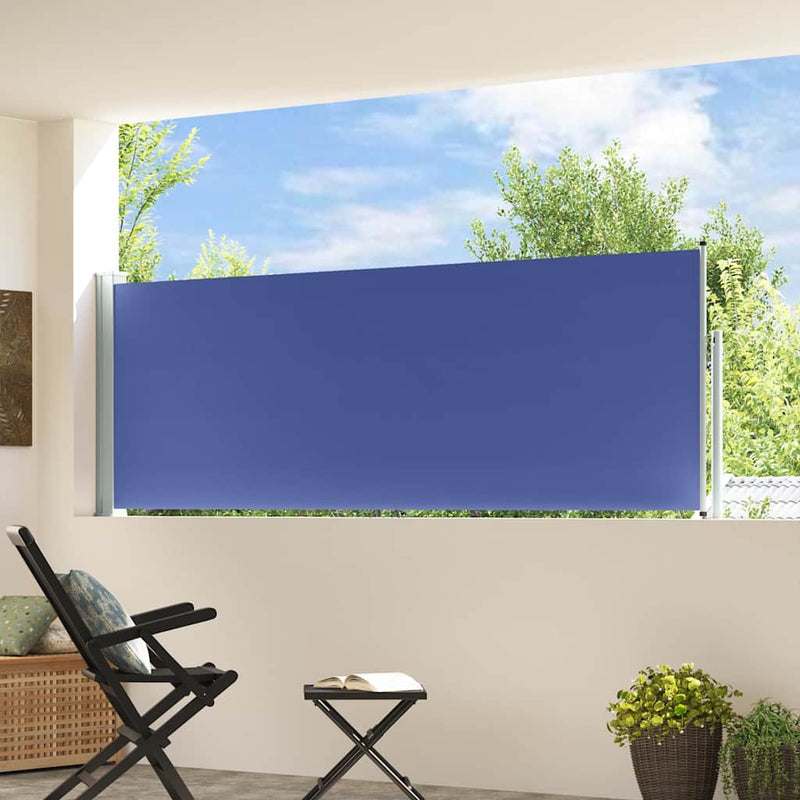 Load image into Gallery viewer, Vidaxl tuinscherm uittrekbaar 100x300 cm blauw