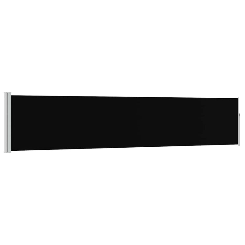 Load image into Gallery viewer, Vidaxl tuinscherm uittrekbaar 100x500 cm zwart