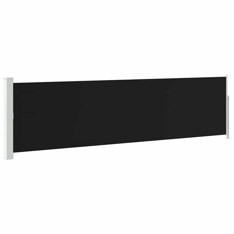 Load image into Gallery viewer, Vidaxl tuinscherm uittrekbaar 140x500 cm zwart