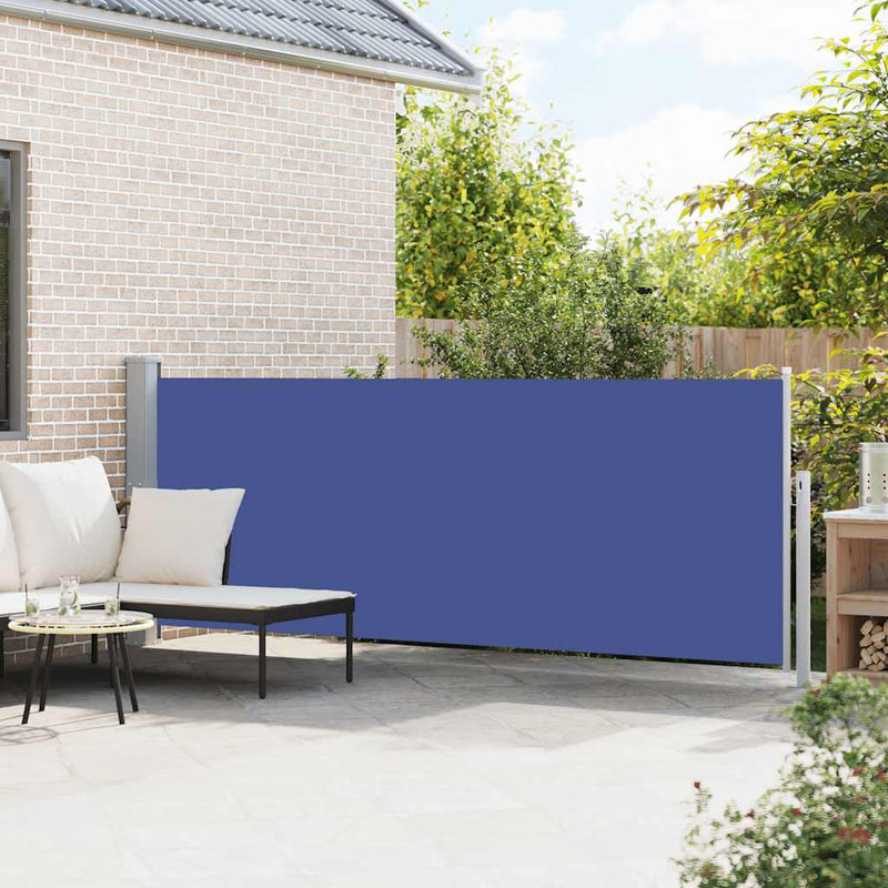 Load image into Gallery viewer, Vidaxl tuinscherm uittrekbaar 140x500 cm blauw