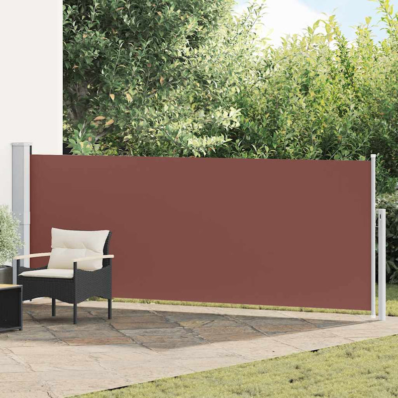 Load image into Gallery viewer, Vidaxl tuinscherm uittrekbaar 140x500 cm bruin