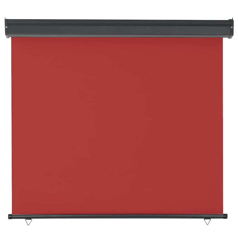 Afbeelding laden in galerijviewer, Vidaxl balkonscherm 125x250 cm rood