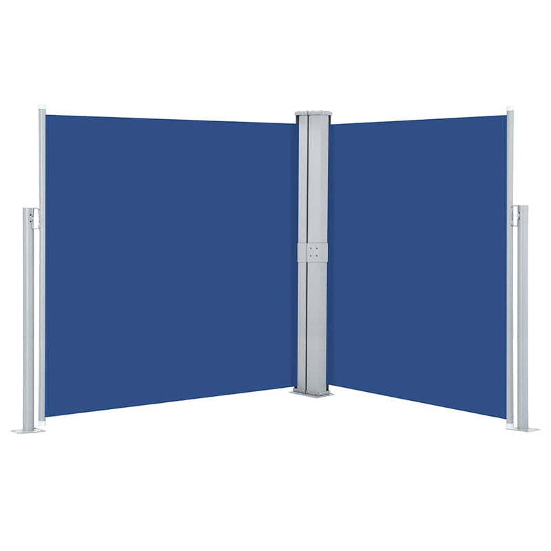 Load image into Gallery viewer, Vidaxl windscherm uittrekbaar 140x600 cm blauw