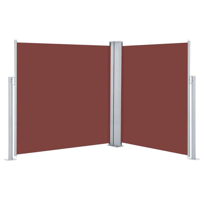 Load image into Gallery viewer, Vidaxl windscherm uittrekbaar 170x600 cm bruin