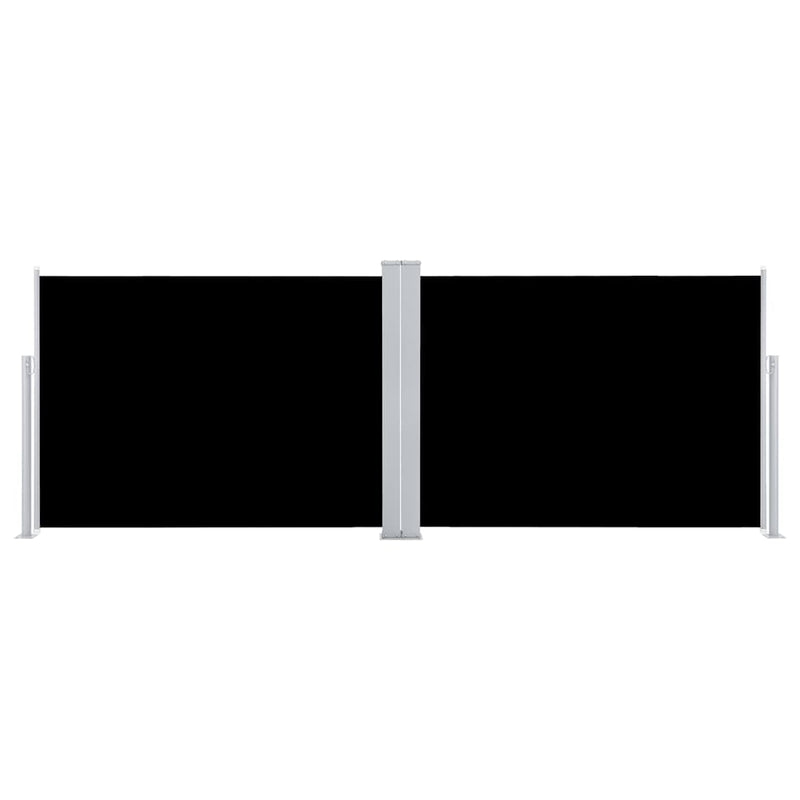 Load image into Gallery viewer, Vidaxl windscherm uittrekbaar 120x1000 cm zwart