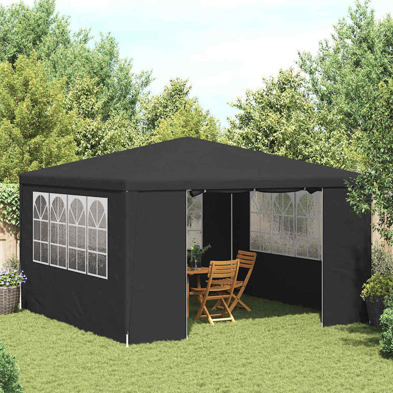 Load image into Gallery viewer, Vidaxl partytent met zijwanden professioneel 90 g m² 4x4 m antraciet