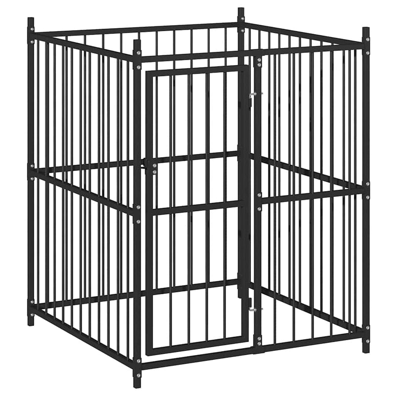 Load image into Gallery viewer, VidaXL Hondenkennel voor buiten 120x120x150 cm