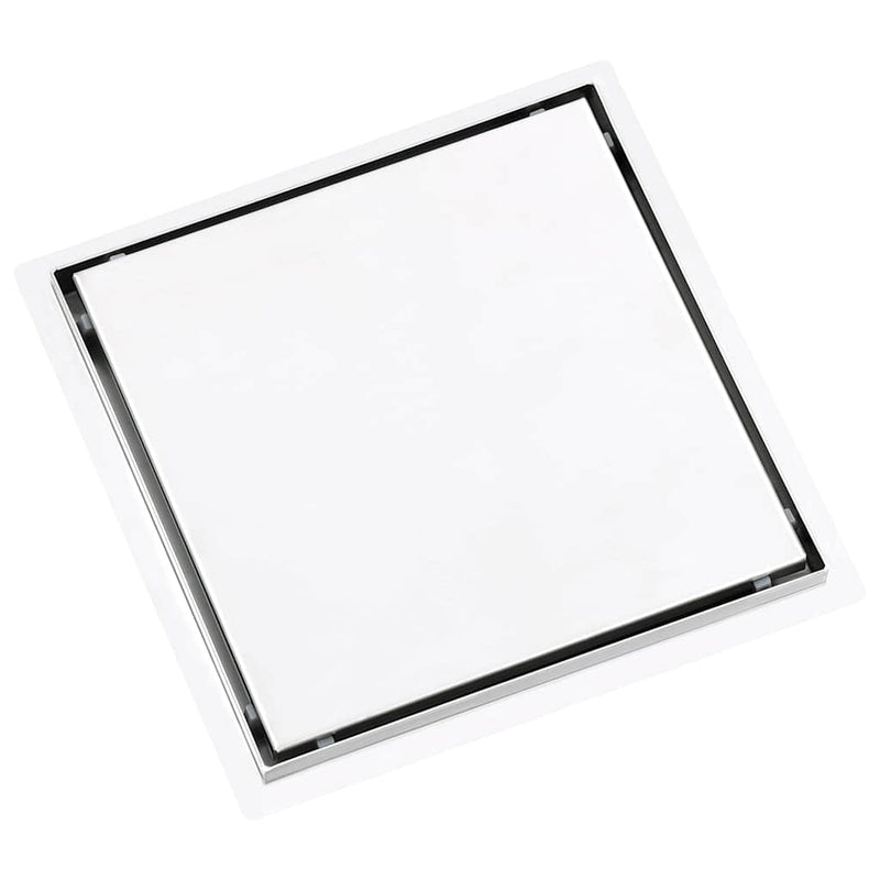 Load image into Gallery viewer, Vidaxl doucheafvoer met 2-in-1 deksels 28x28 cm roestvrij staal