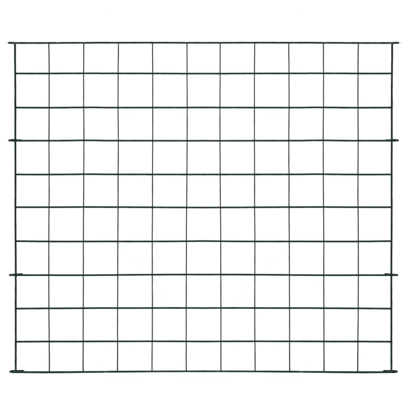 Load image into Gallery viewer, Vidaxl schuttingset 77,5x64 cm groen