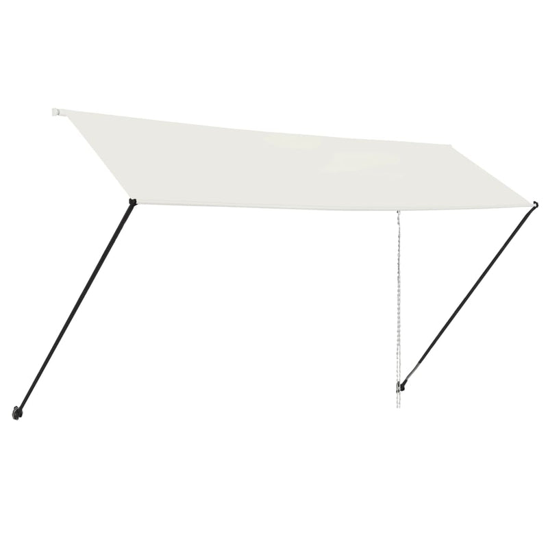 Load image into Gallery viewer, Vidaxl luifel uittrekbaar met led 400x150 cm crème