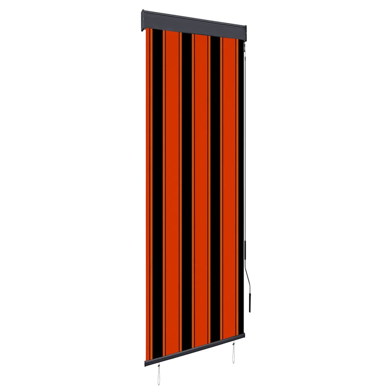 Load image into Gallery viewer, Vidaxl rolgordijn voor buiten 60x250 cm oranje en bruin