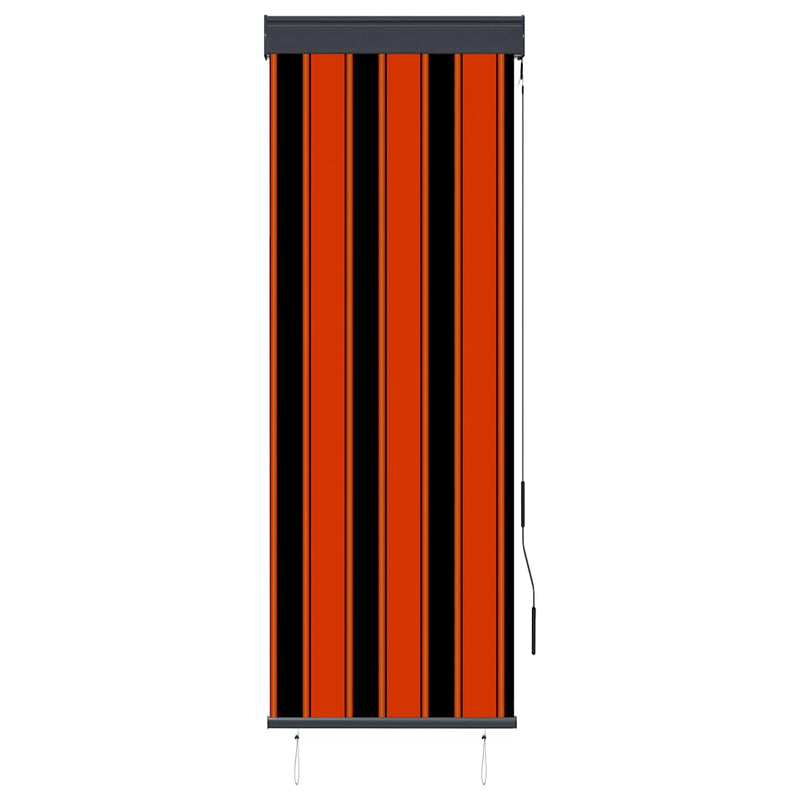 Load image into Gallery viewer, Vidaxl rolgordijn voor buiten 60x250 cm oranje en bruin
