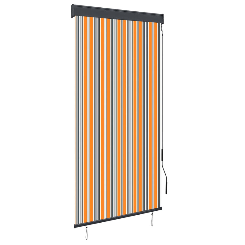 Load image into Gallery viewer, VidaXL Rolgordijn voor buiten 100x250 cm geel en blauw