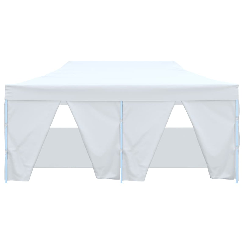 Load image into Gallery viewer, VidaXL Partytent met 4 zijwanden inklapbaar 3x6 m staal wit