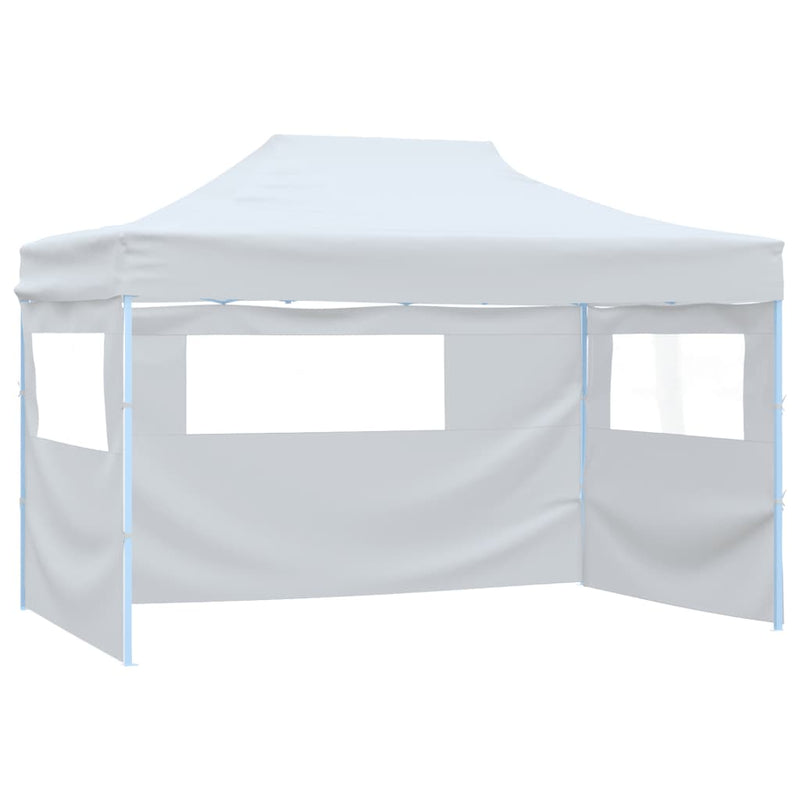 Load image into Gallery viewer, Vidaxl partytent met 4 zijwanden inklapbaar 3x4,5 m wit