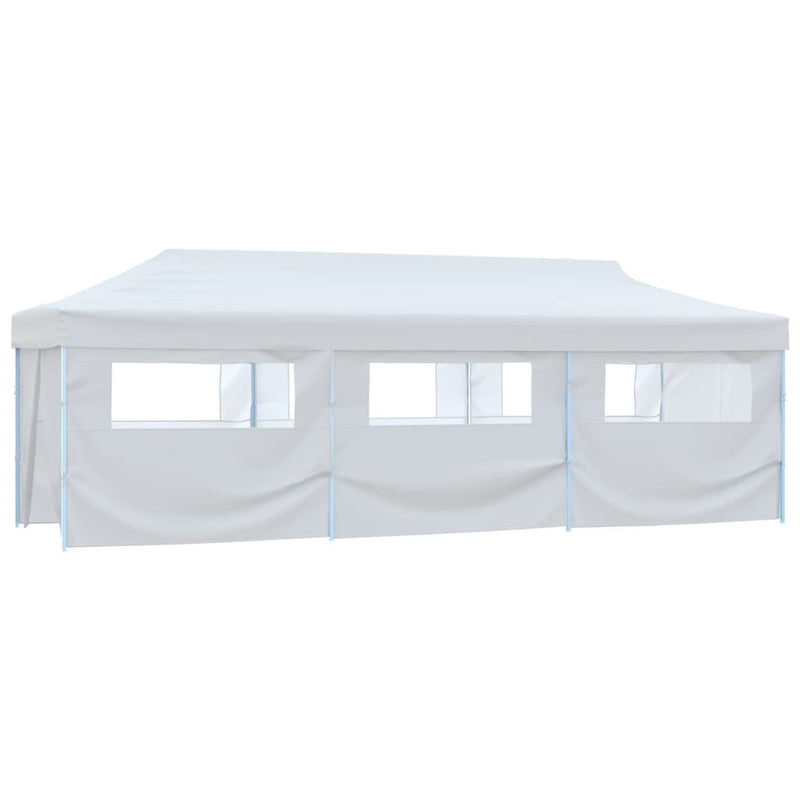 Load image into Gallery viewer, VidaXL Partytent pop-up met 8 zijwanden 3x9 m wit