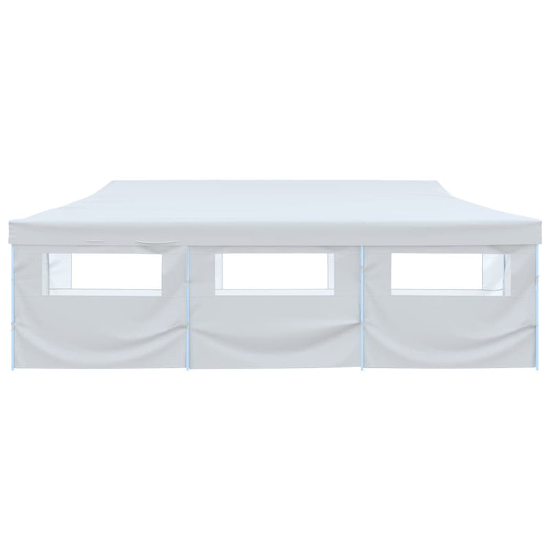 Load image into Gallery viewer, VidaXL Partytent pop-up met 8 zijwanden 3x9 m wit